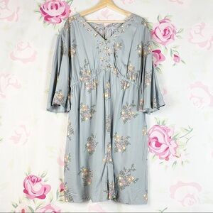 NEW Motherhood Maternity Floral Romper L